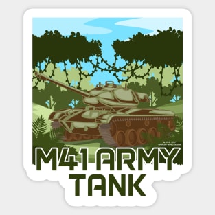 M41 Walker Bulldog Tank Military Armed Forces Novelty Gift Sticker